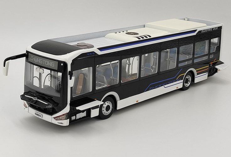 Diecast 1_42 Scale LCK6126 EVGRA1 Zhongtong Bus…