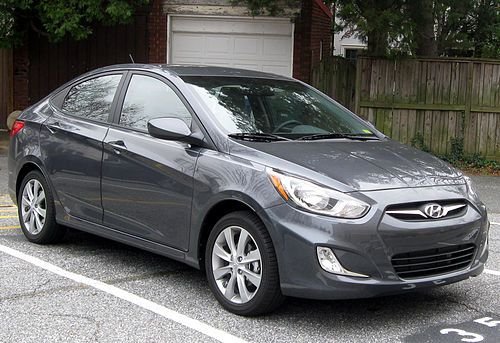 Hyundai Accent GLS sedan 2012